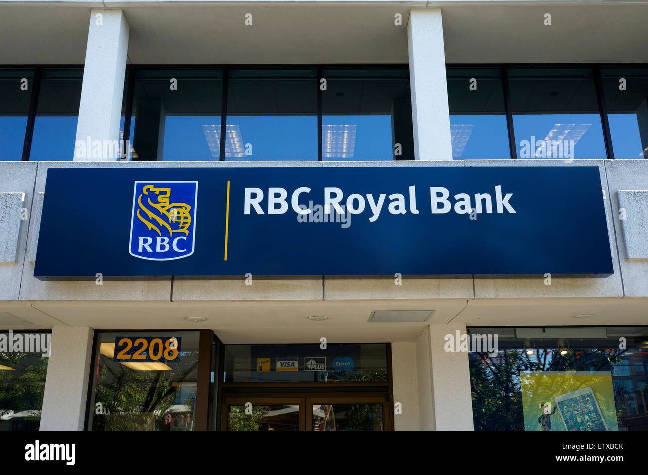 RBC Royal Bank of Canada segno in Kerrisdale, Vancouver, BC, Canada Foto Stock