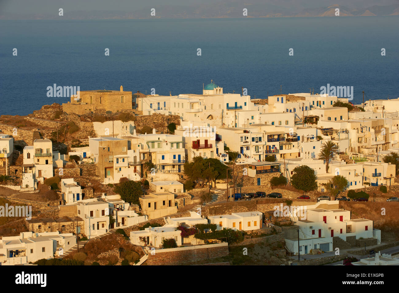 Grecia CICLADI, Sifnos, Kastro village Foto Stock