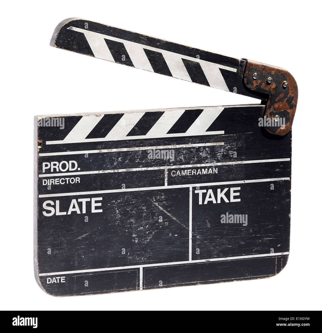 Clapperboard ardesia Foto Stock
