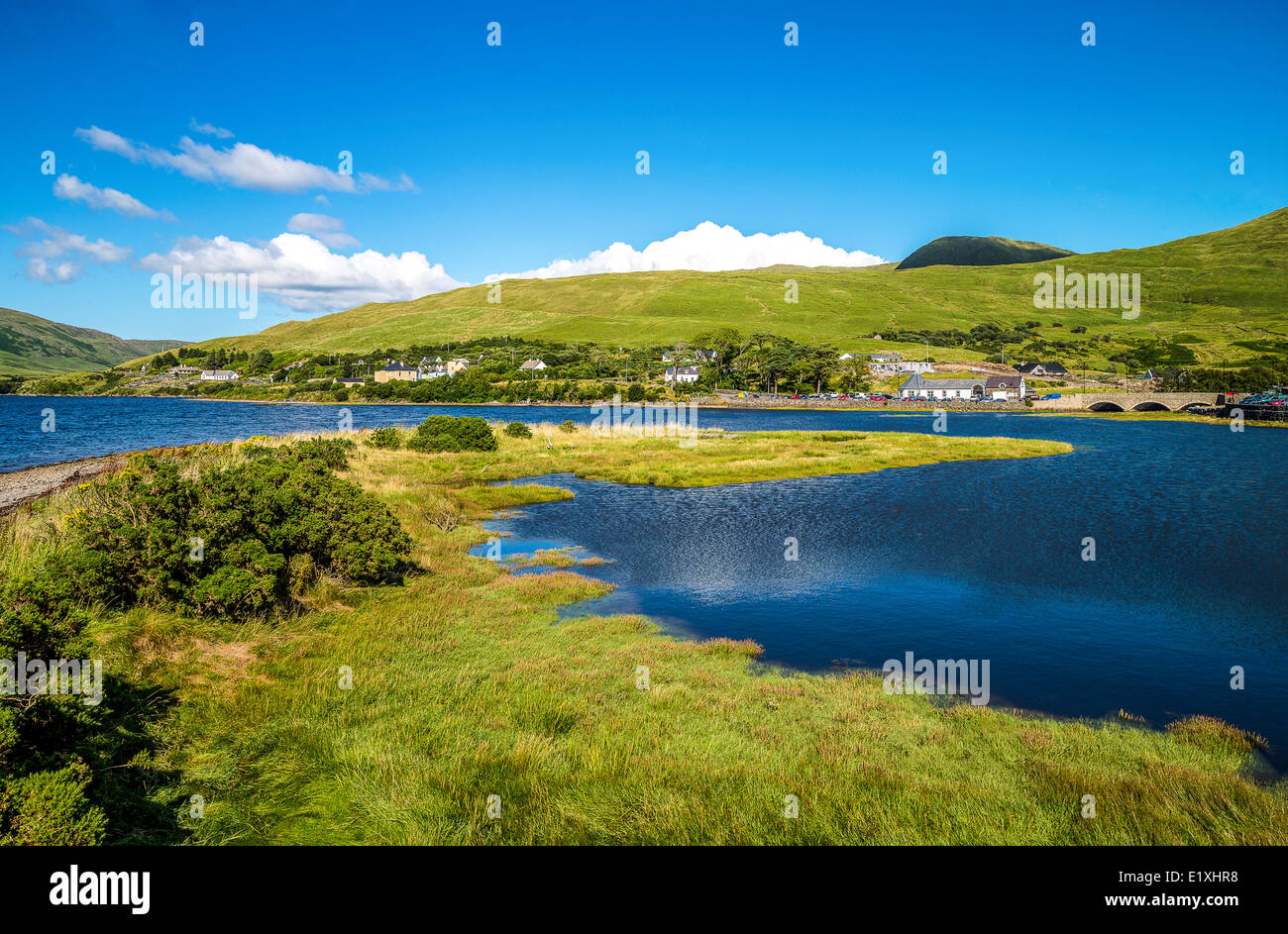 In Irlanda la contea di Galway, Connemara area, il lago Leenane Foto Stock