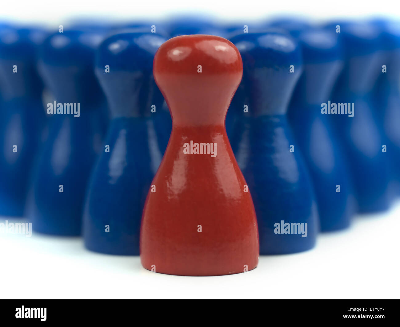 Posizione di leadership Foto Stock