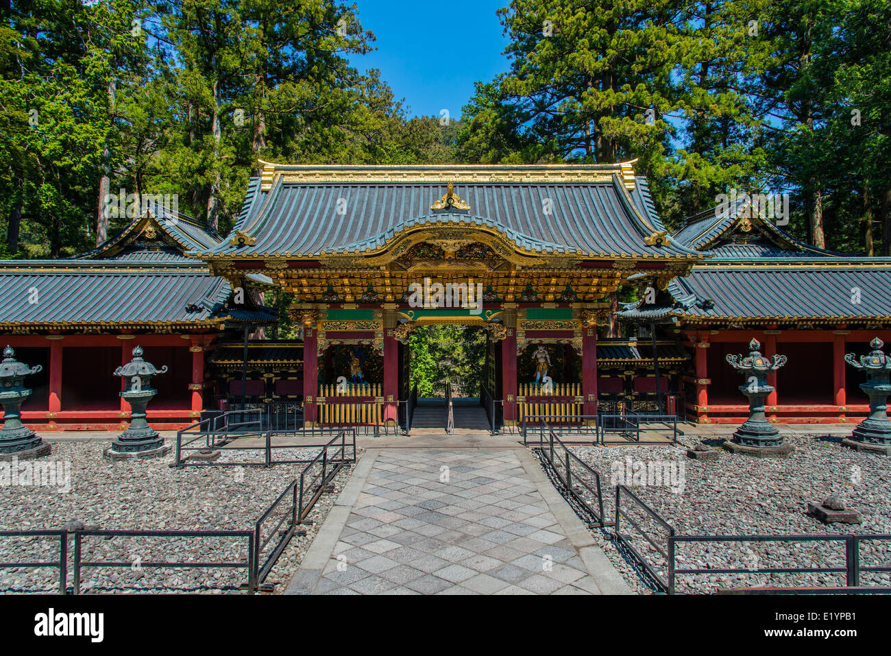 Taiyuin-privati tempio, Nikko, Prefettura di Tochigi, Giappone Foto Stock