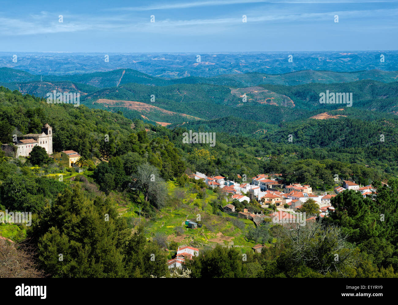 Il Portogallo, Algarve, Monchique village Foto Stock