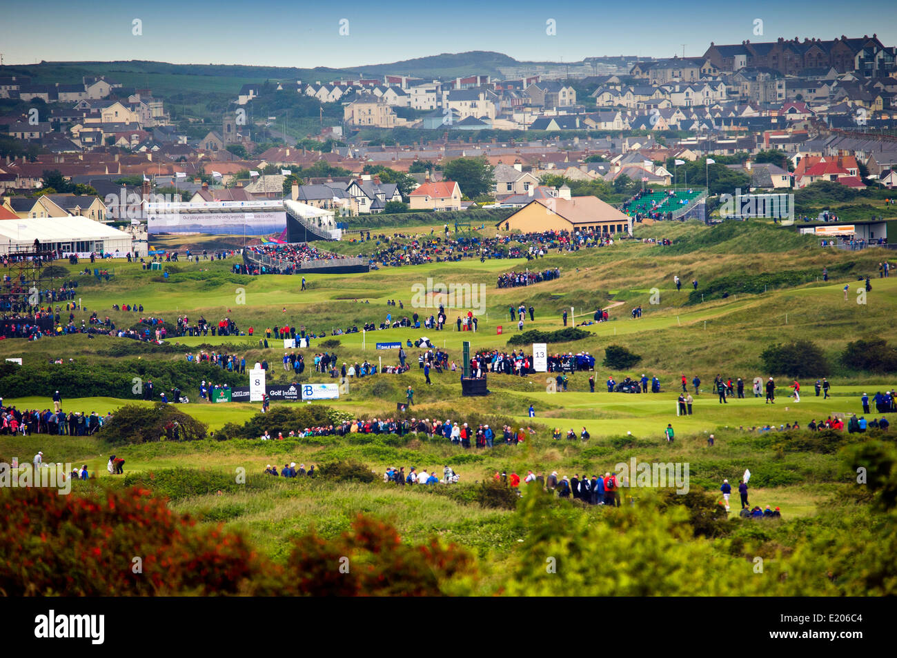 Irish Open 2012 a Royal Portrush, Irlanda del Nord Foto Stock