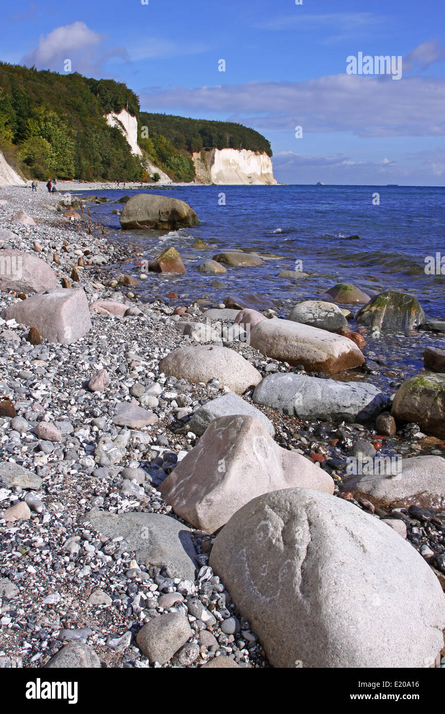 Chalk coast Rügen Germania Foto Stock