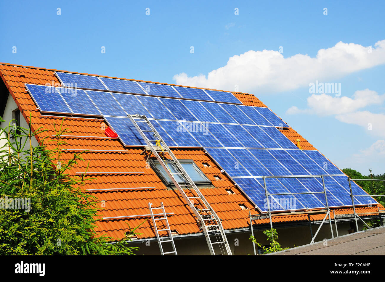 Fotovoltaico Foto Stock