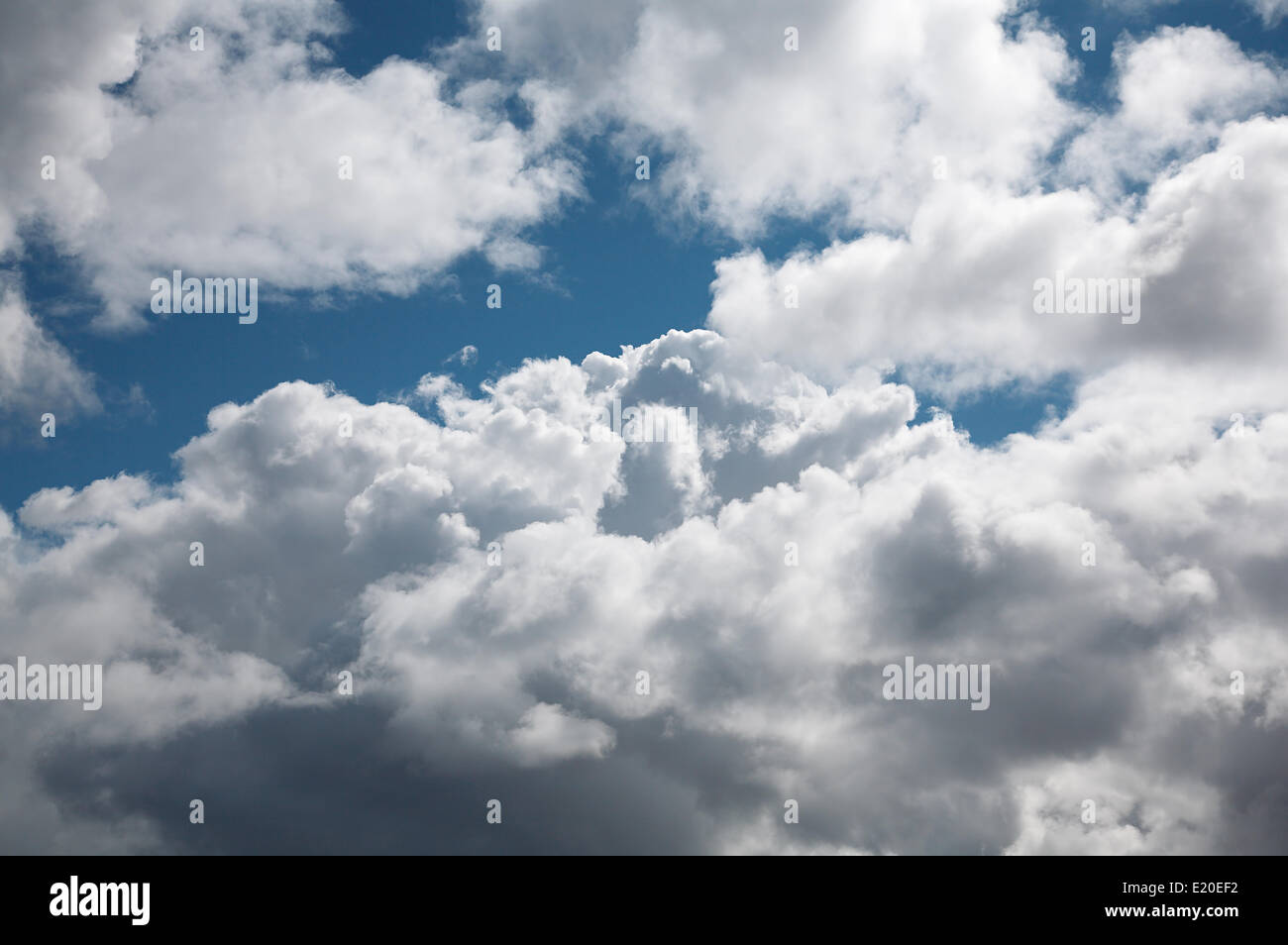 Nubi cumuliformi Foto Stock