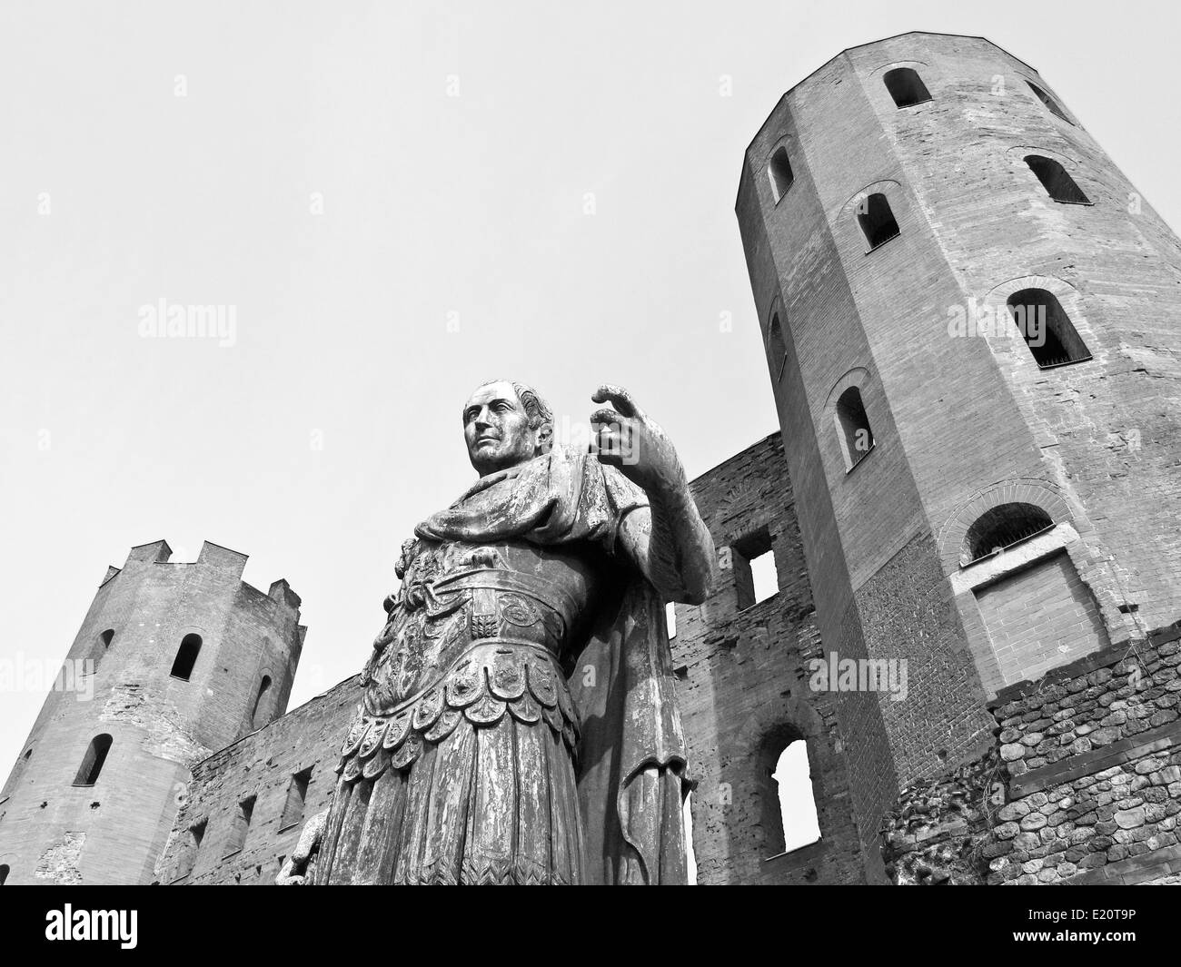 Julius Caesar statua Foto Stock