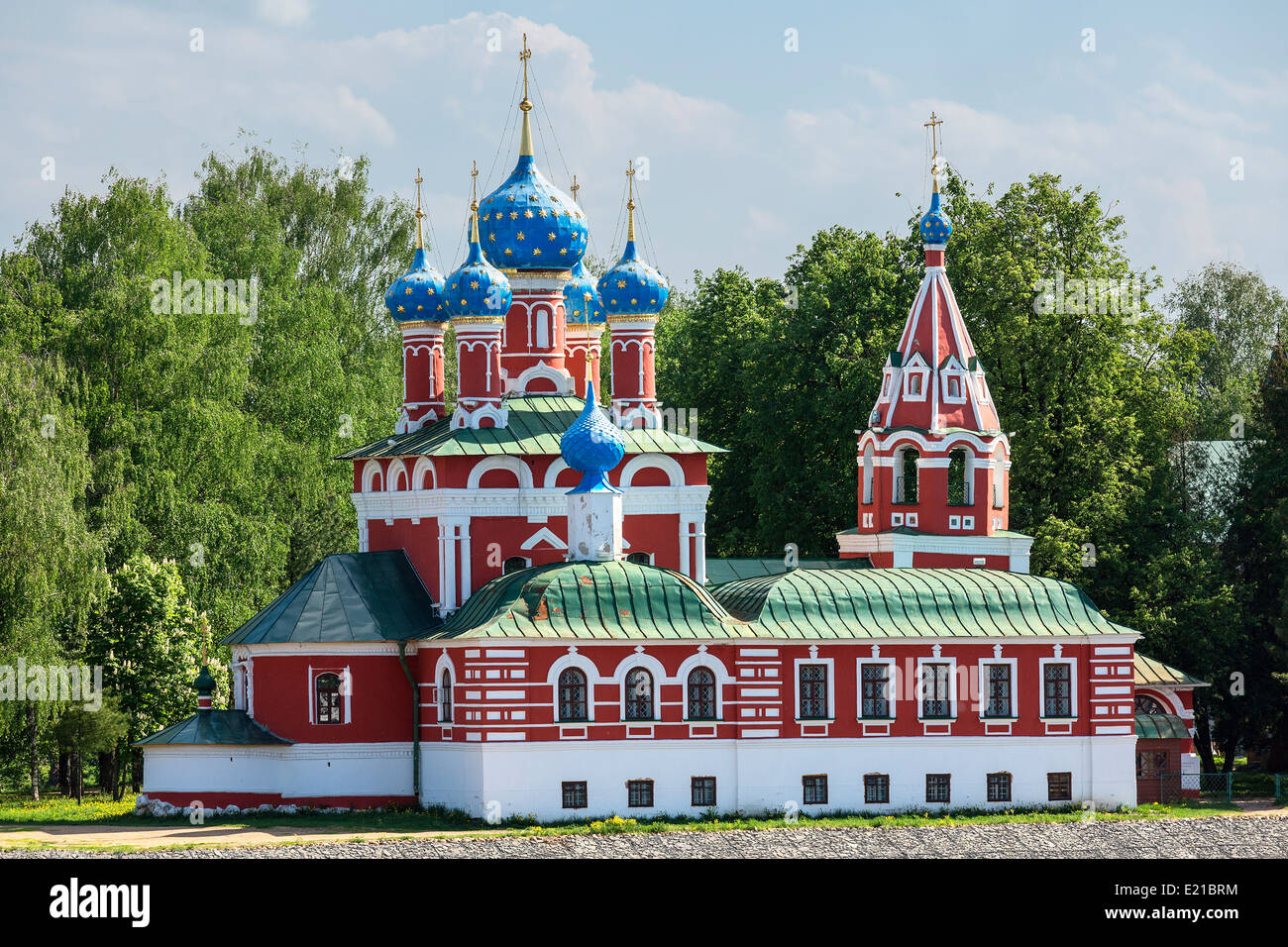 Russia, Uglich, Chiesa di Demetrio sul sangue Foto Stock