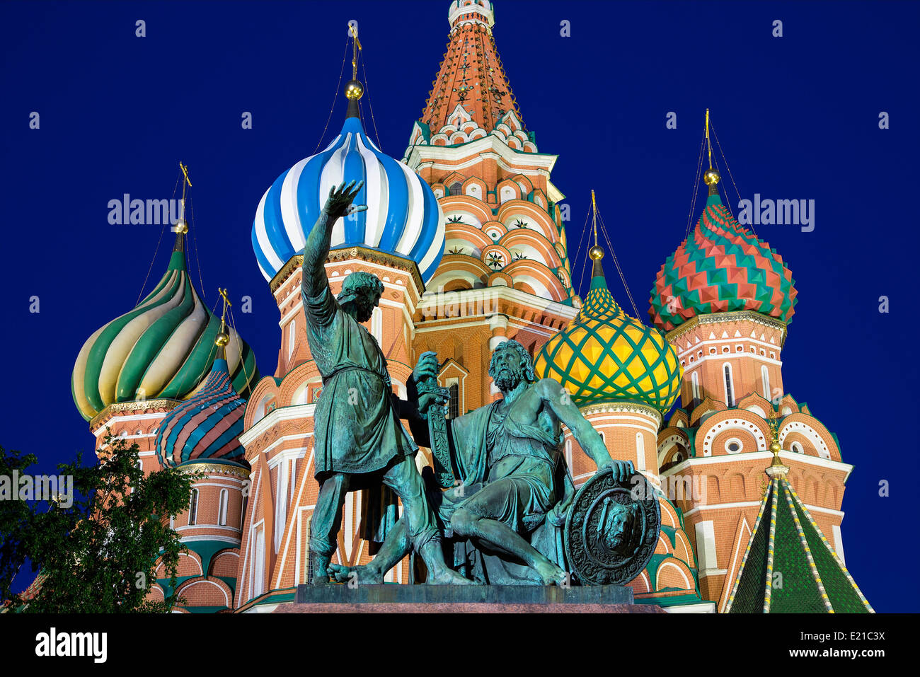 La Russia Cattedrale di San Basilio a Mosca Foto Stock
