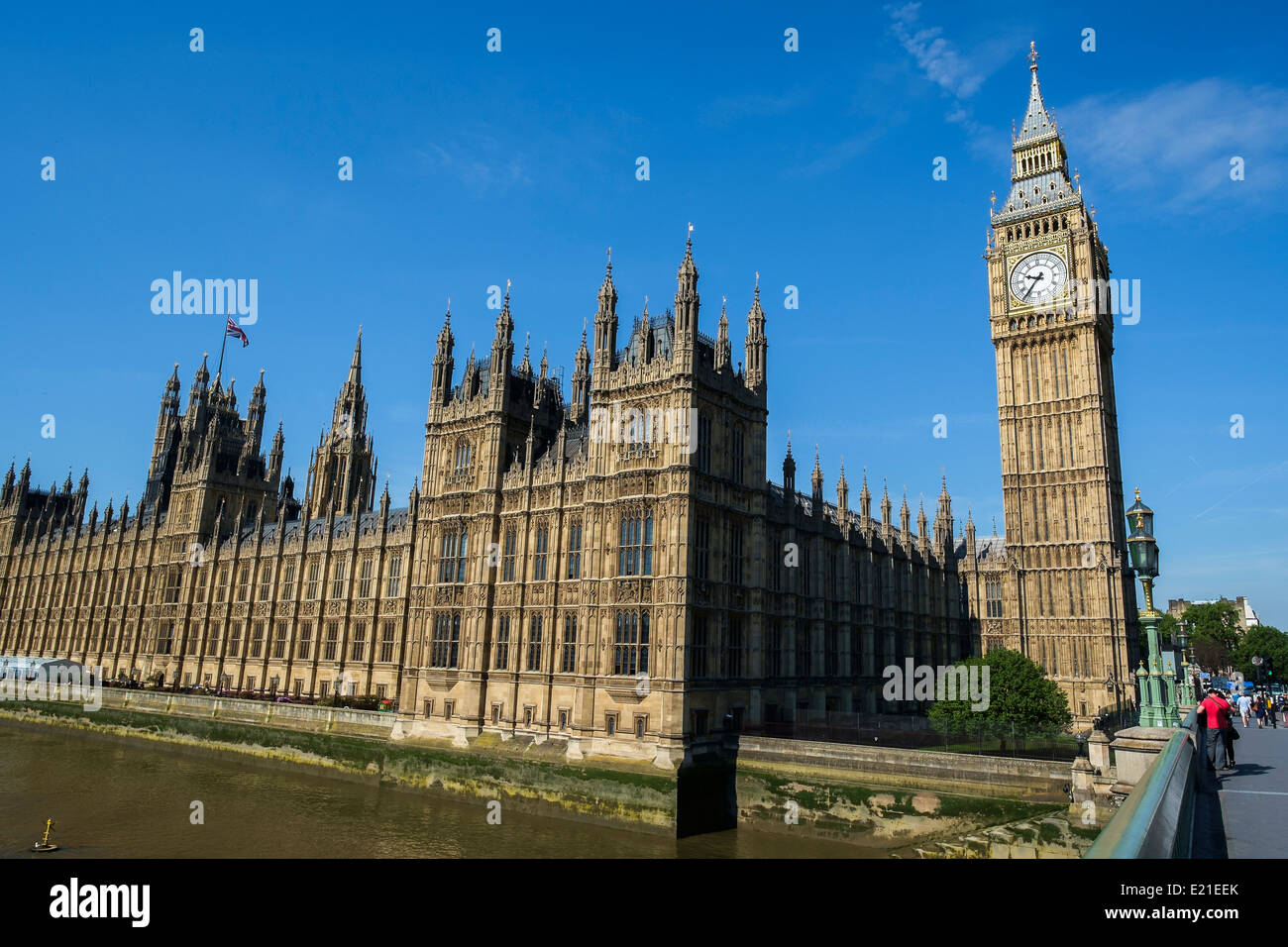 Houses of Parliament, Westminster, London, England, Regno Unito. Foto Stock