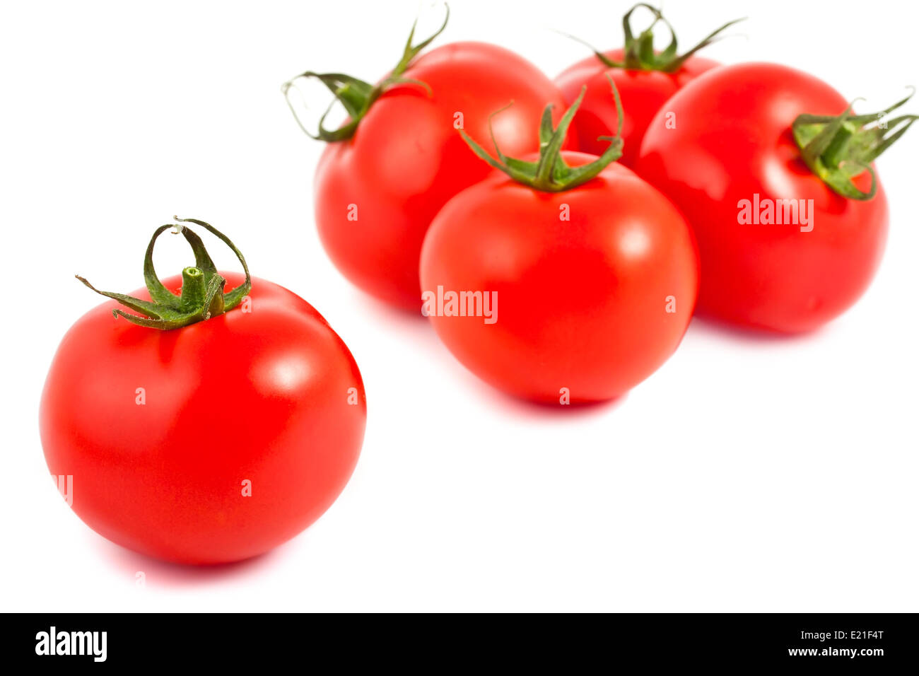 Mature pomodori rossi Foto Stock