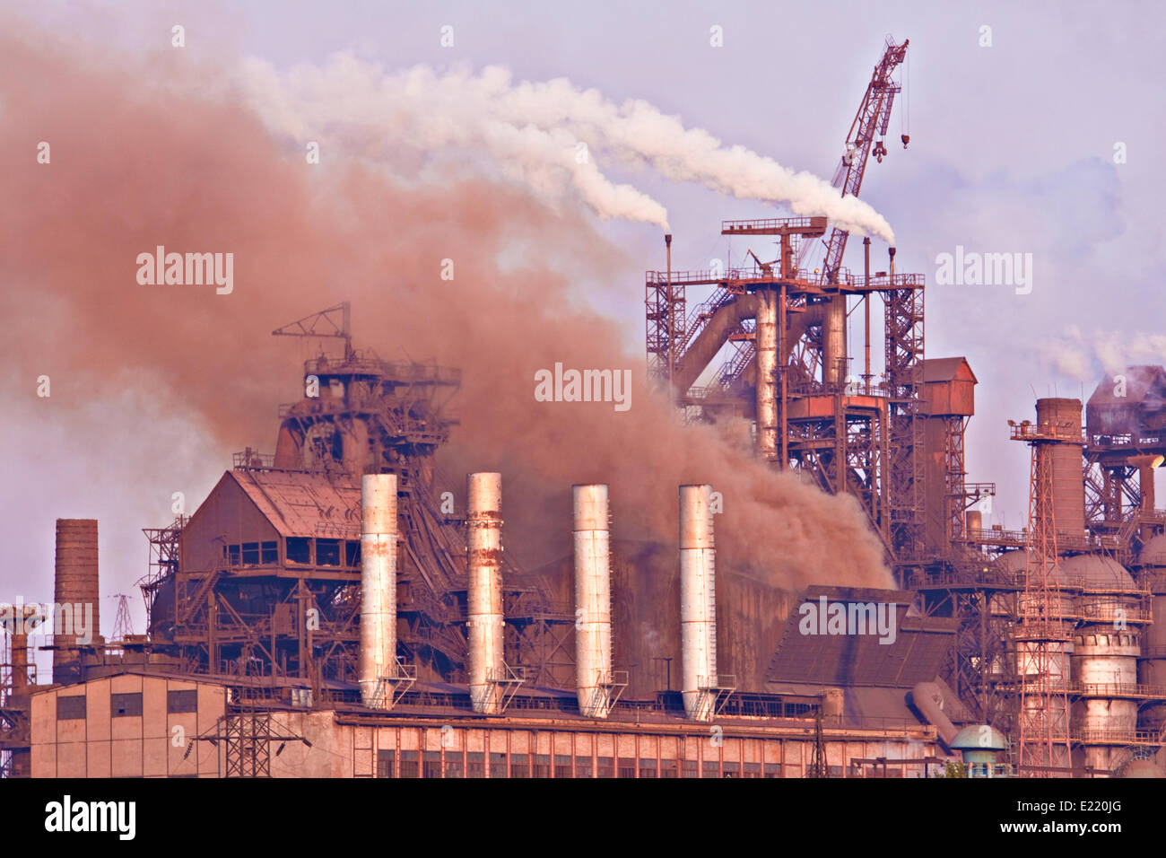 Industria pesante impianto di produzione Foto Stock