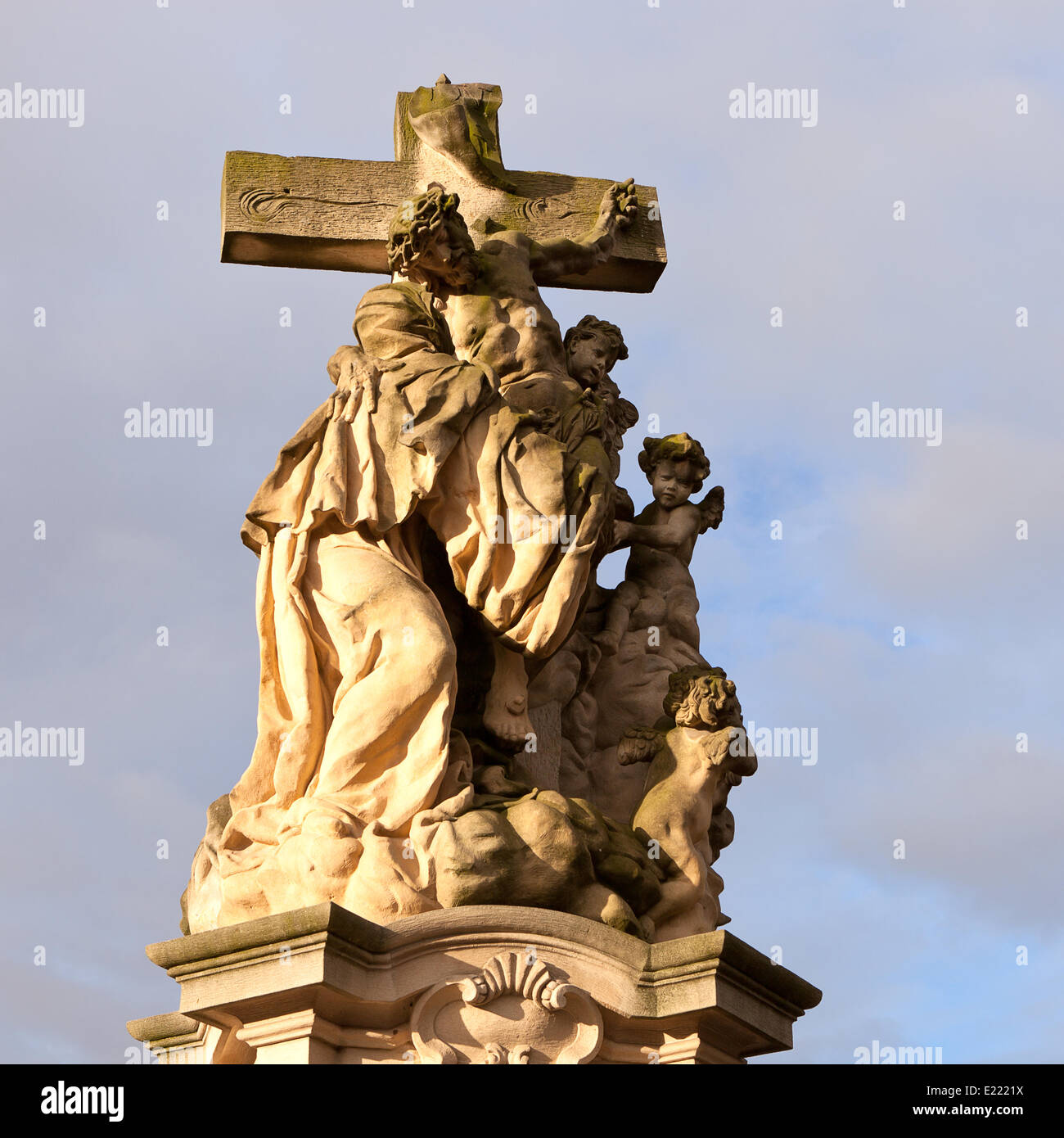 Statua di Gesù Cristo crocifisso Foto Stock