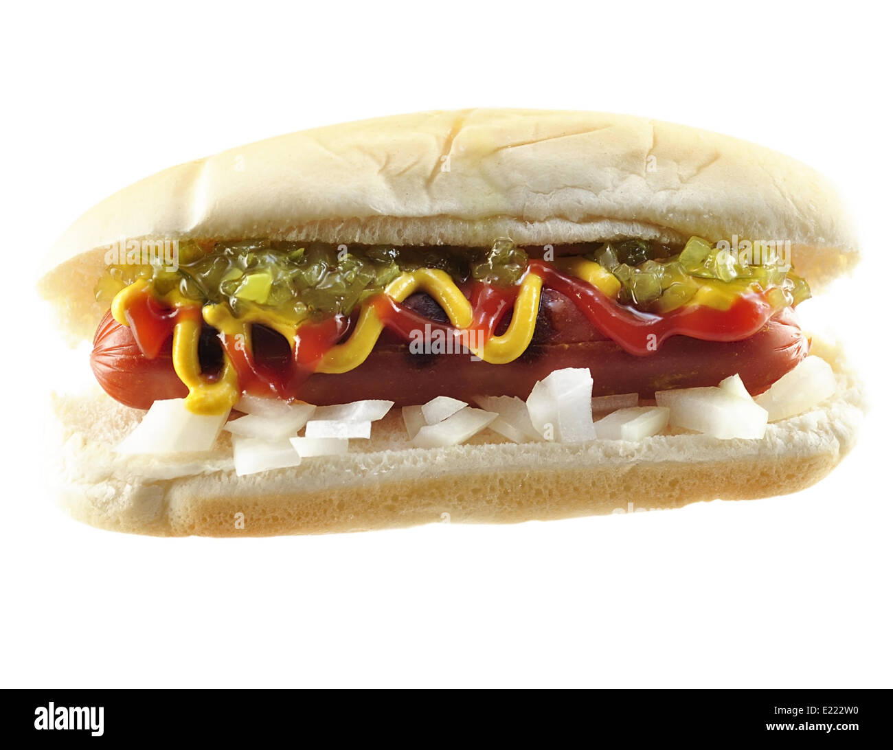 Hot dog Foto Stock
