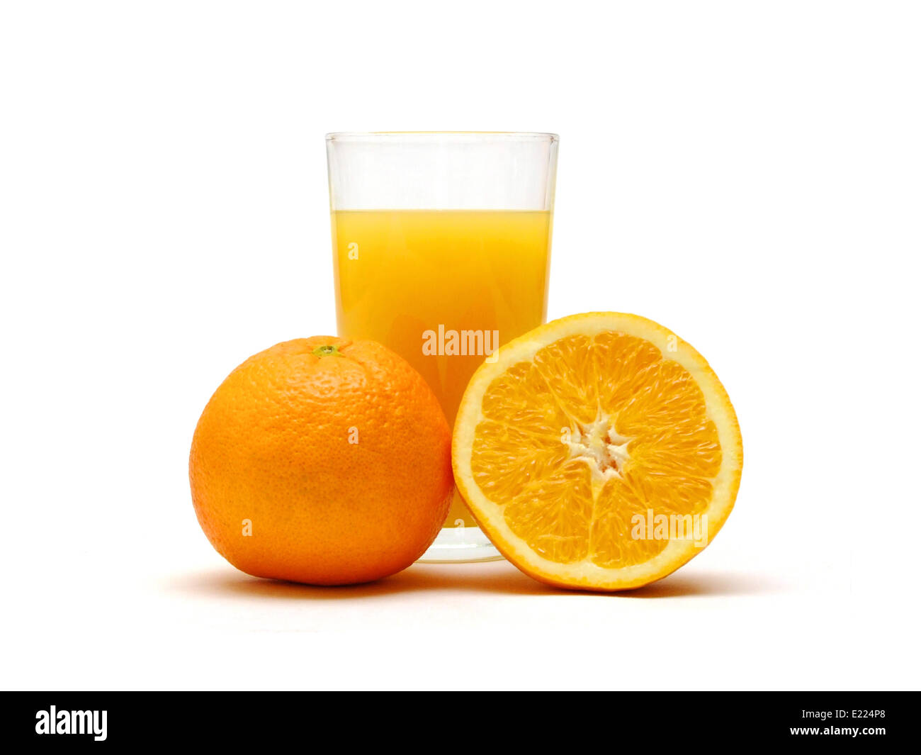 succo d'arancia Foto Stock