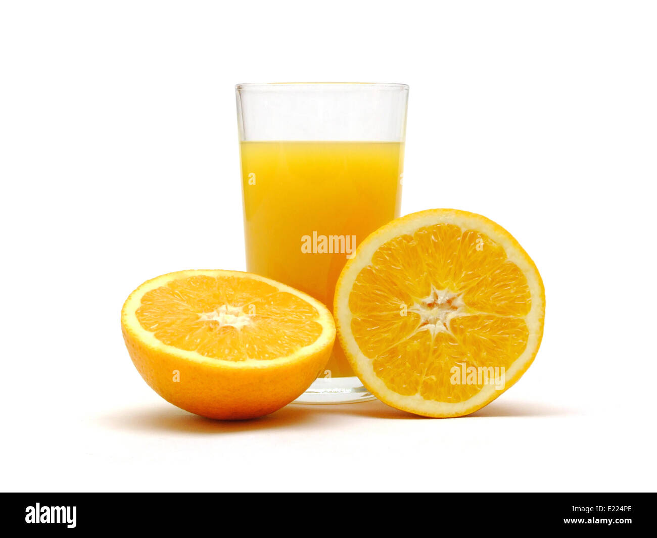succo d'arancia Foto Stock