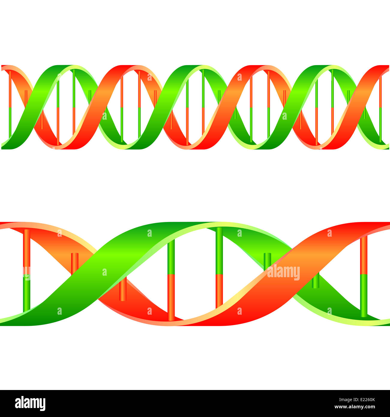 stringa del DNA Foto Stock