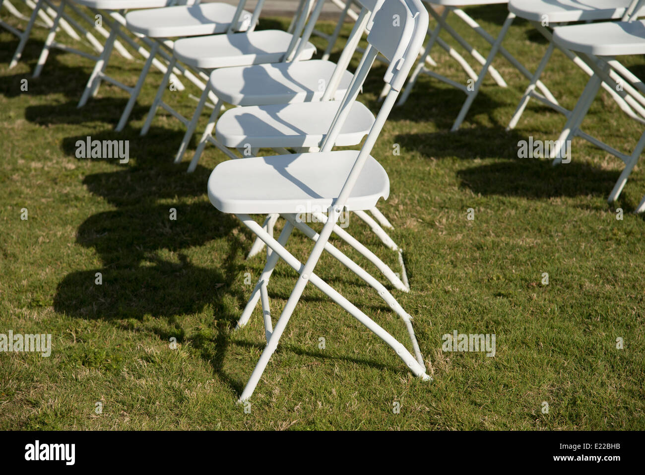 Sedie pronto per le nozze - 1 Foto Stock