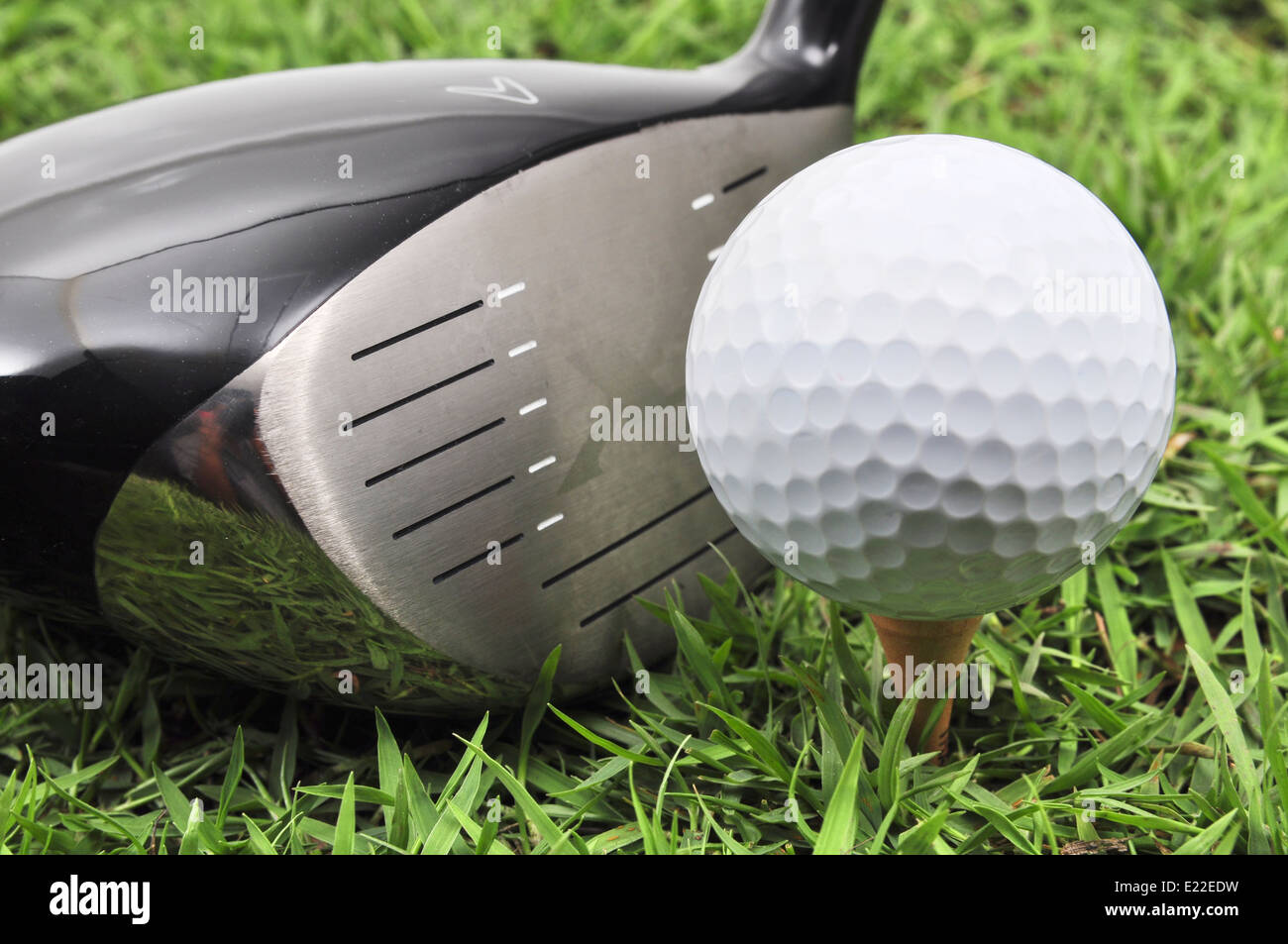 Tee Off Foto Stock