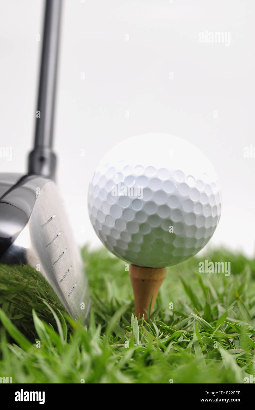 Tee Off Foto Stock