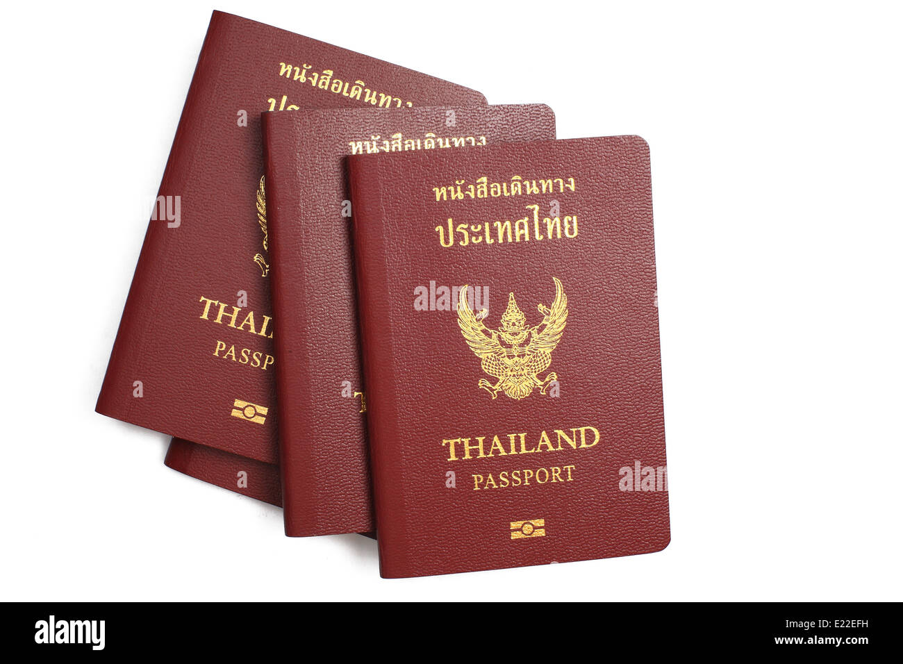 Passaporto in Thailandia Foto Stock
