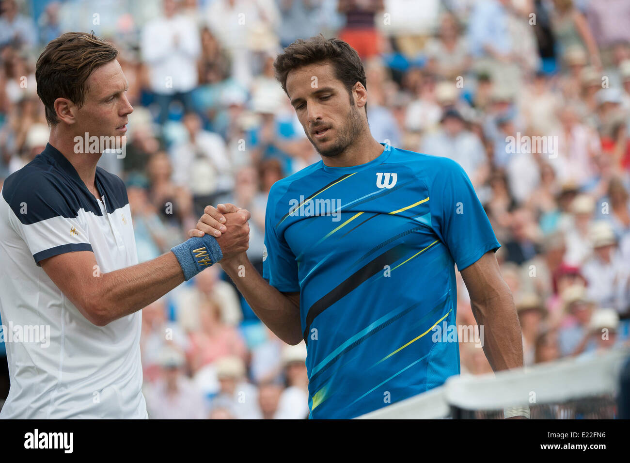 Londra, Regno Unito. Xiii Giugno, 2014. Queens Club Aegon Championships Quarti di finale. Credit: Azione Plus immagini di sport/Alamy Live News Foto Stock