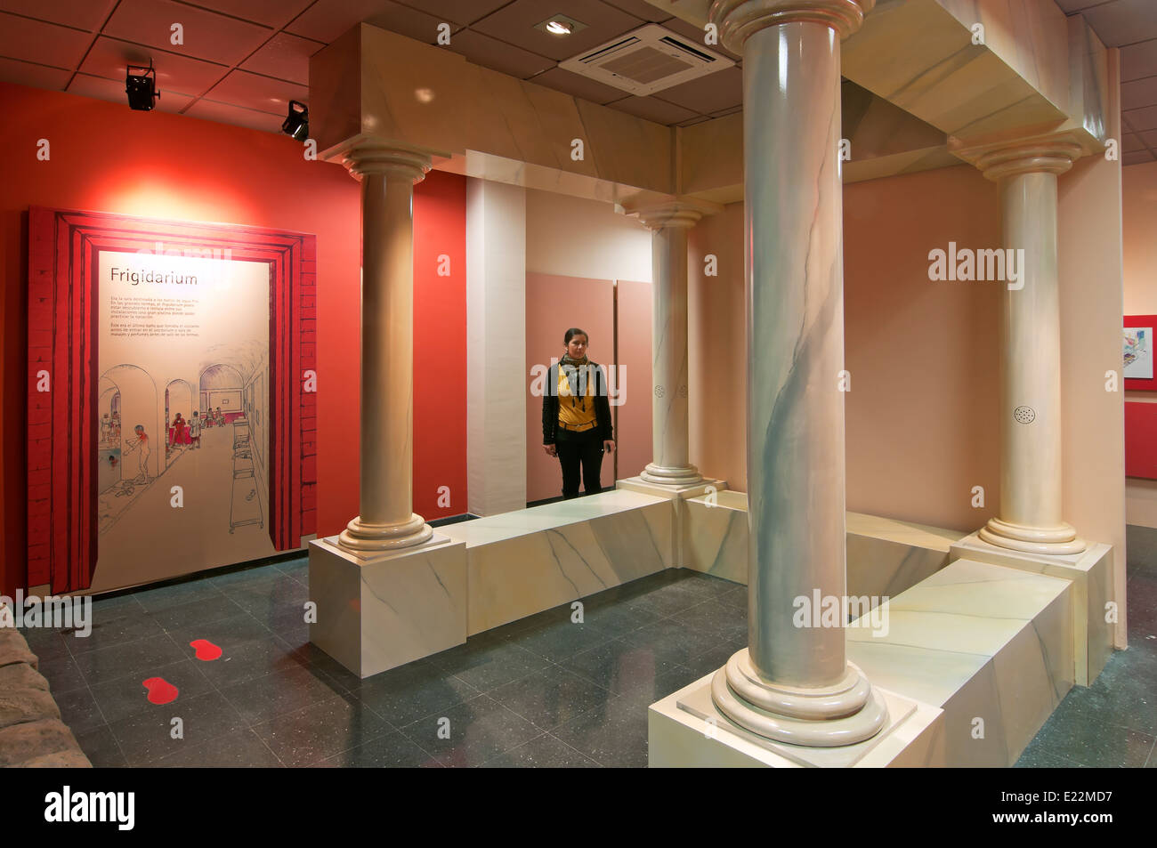 Centro tematico di bagni romani, il percorso turistico dei banditi, Alameda, provincia di Malaga, regione dell'Andalusia, Spagna, Europa Foto Stock