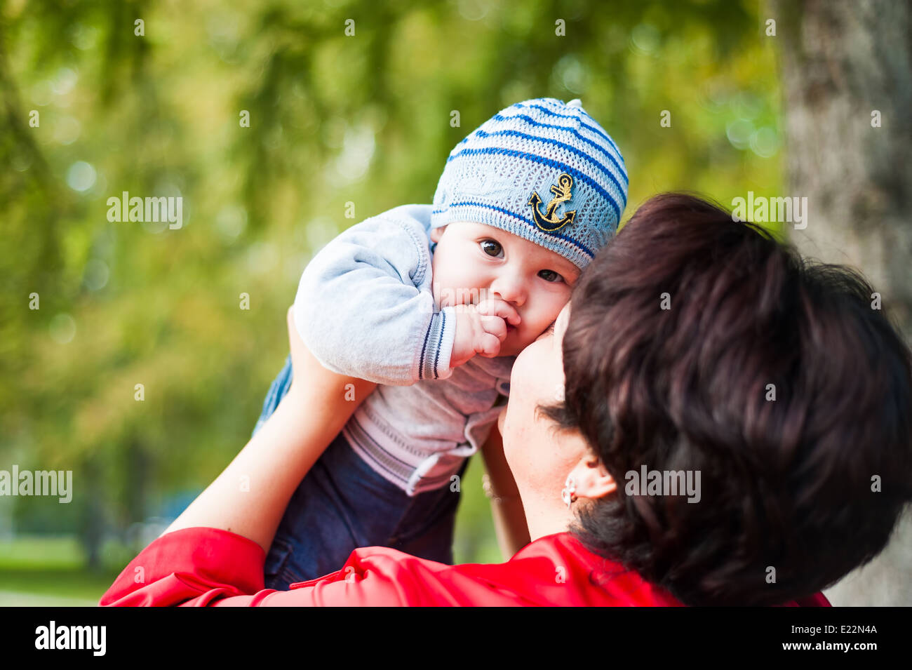 Madre e figlio Foto Stock