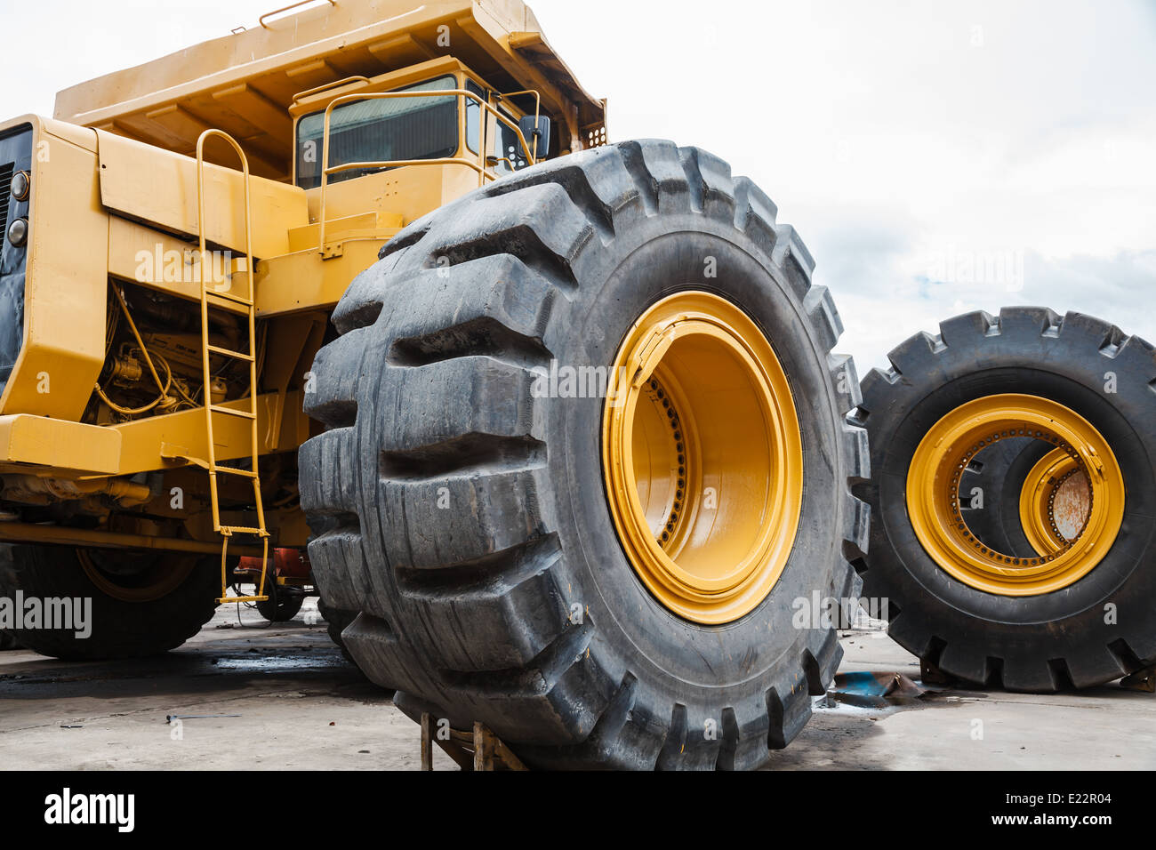 Attrezzature pesanti per lâ industria mineraria Foto Stock