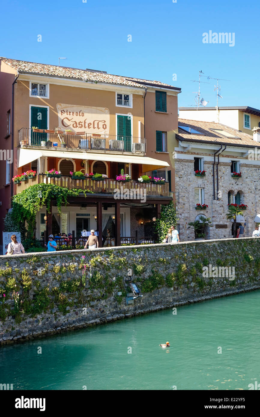 Sirmione sul Lago di Garda, Lombardia, Italia, Europa Foto Stock