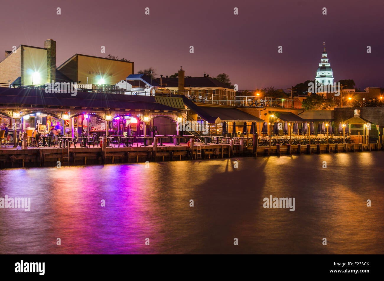 Pussers Bar in Annapolis Maryland Foto Stock