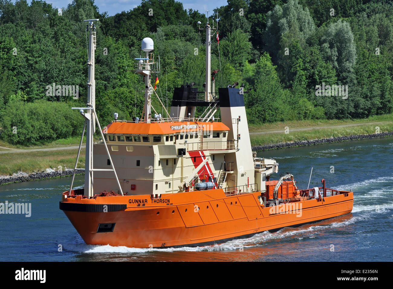 Danish nave polivalente Gunnar Thorson Foto Stock