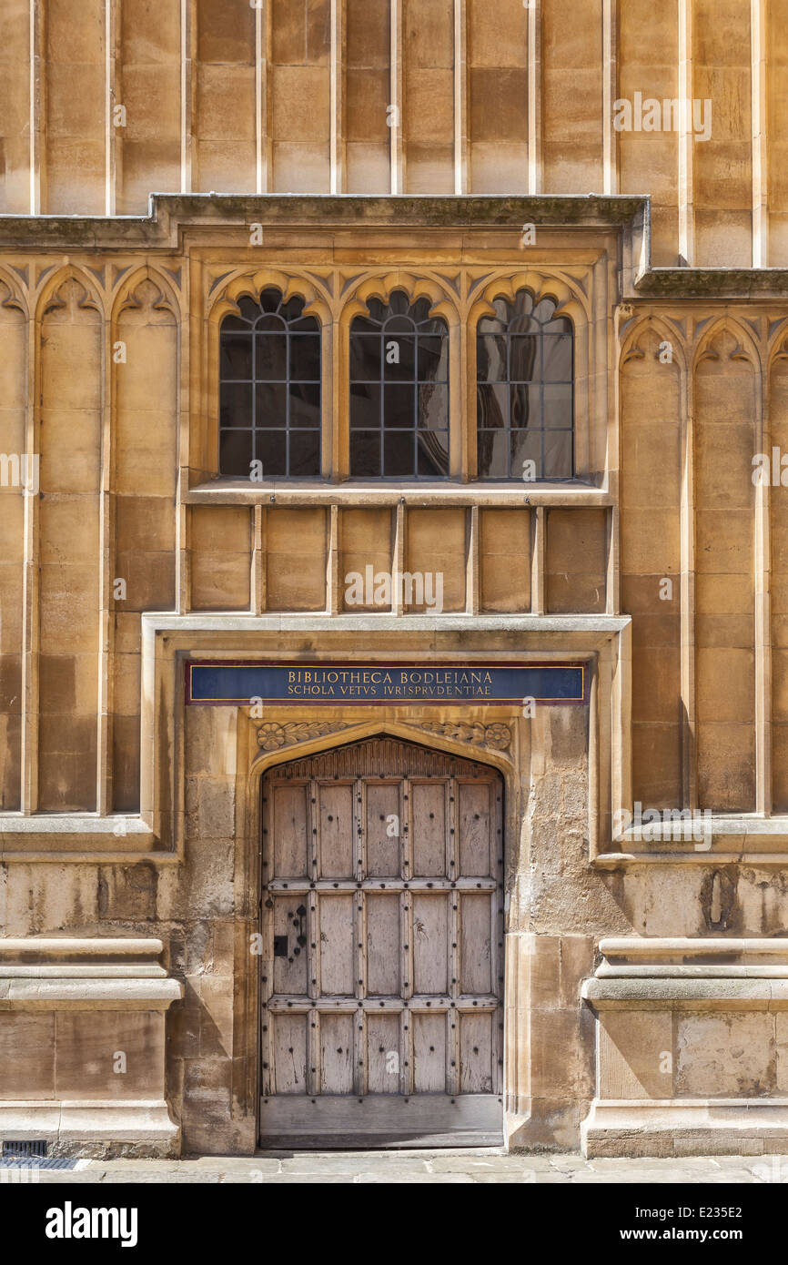 Biblioteca Bodleian Library di Oxford, Oxfordshire, England, Regno Unito Foto Stock