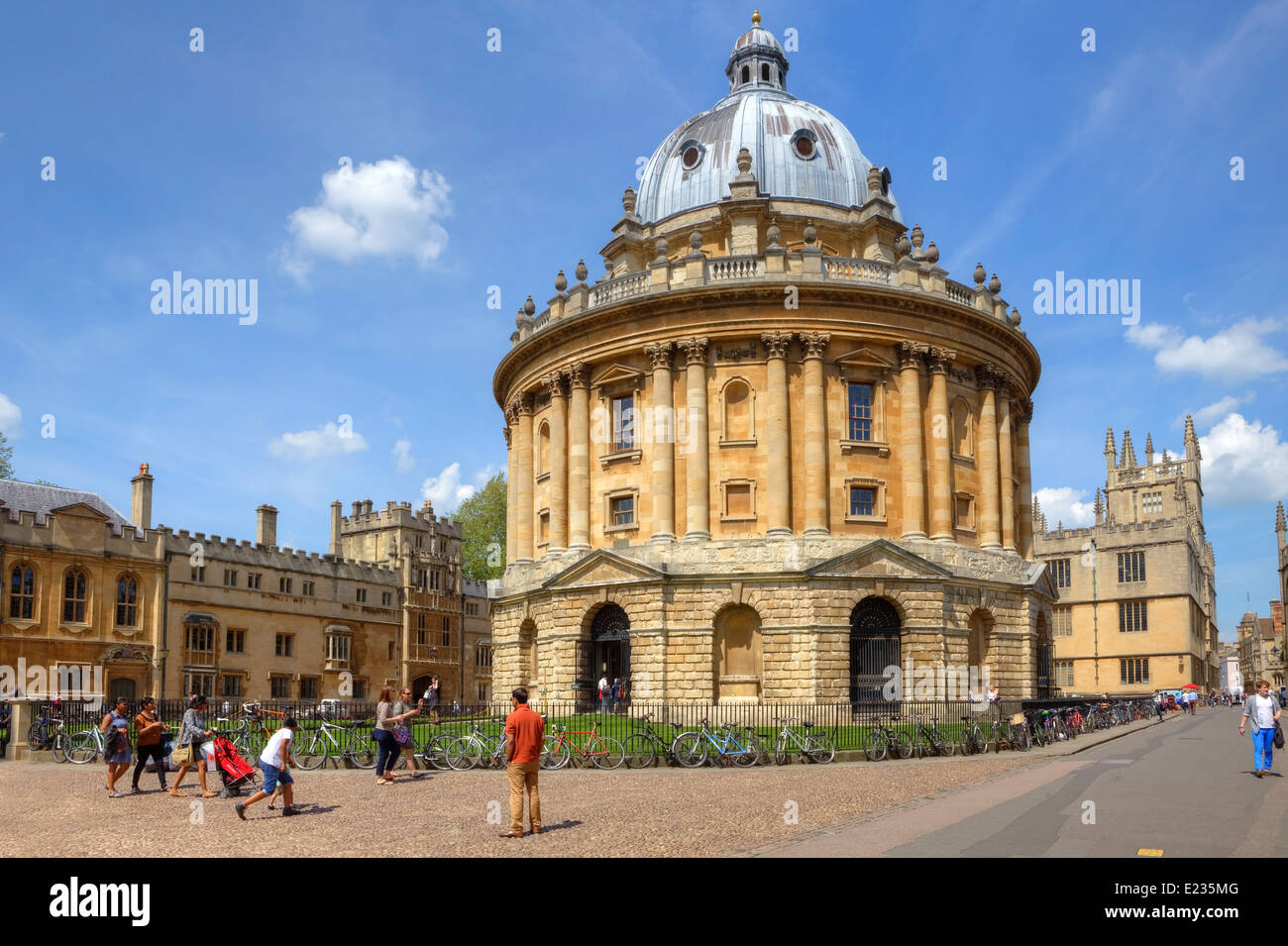 Radcliffe Camera, biblioteca Bodleian Library di Oxford, Oxfordshire, England, Regno Unito Foto Stock