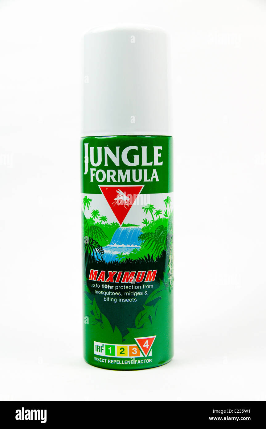 Jungle Formula repellente per insetti Foto Stock