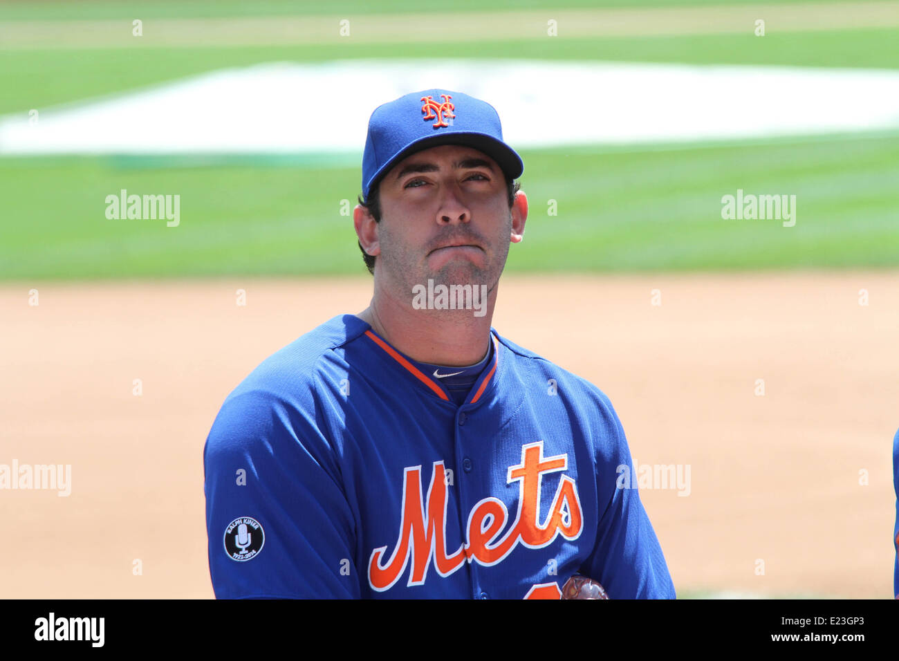 New York, New York, Stati Uniti d'America. 14 Giugno, 2014. San Diego Padres Vs. N.Y. Mets a credito Citifield: Bruce Cotler/Globe foto/ZUMAPRESS.com/Alamy Live News Foto Stock