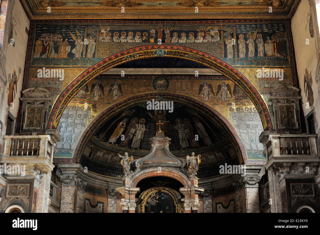 Italia, Roma, basilica di Santa Prassede Foto Stock