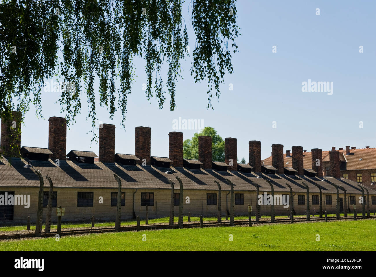 La Polonia, Auschwitz, campo di concentramento Foto Stock