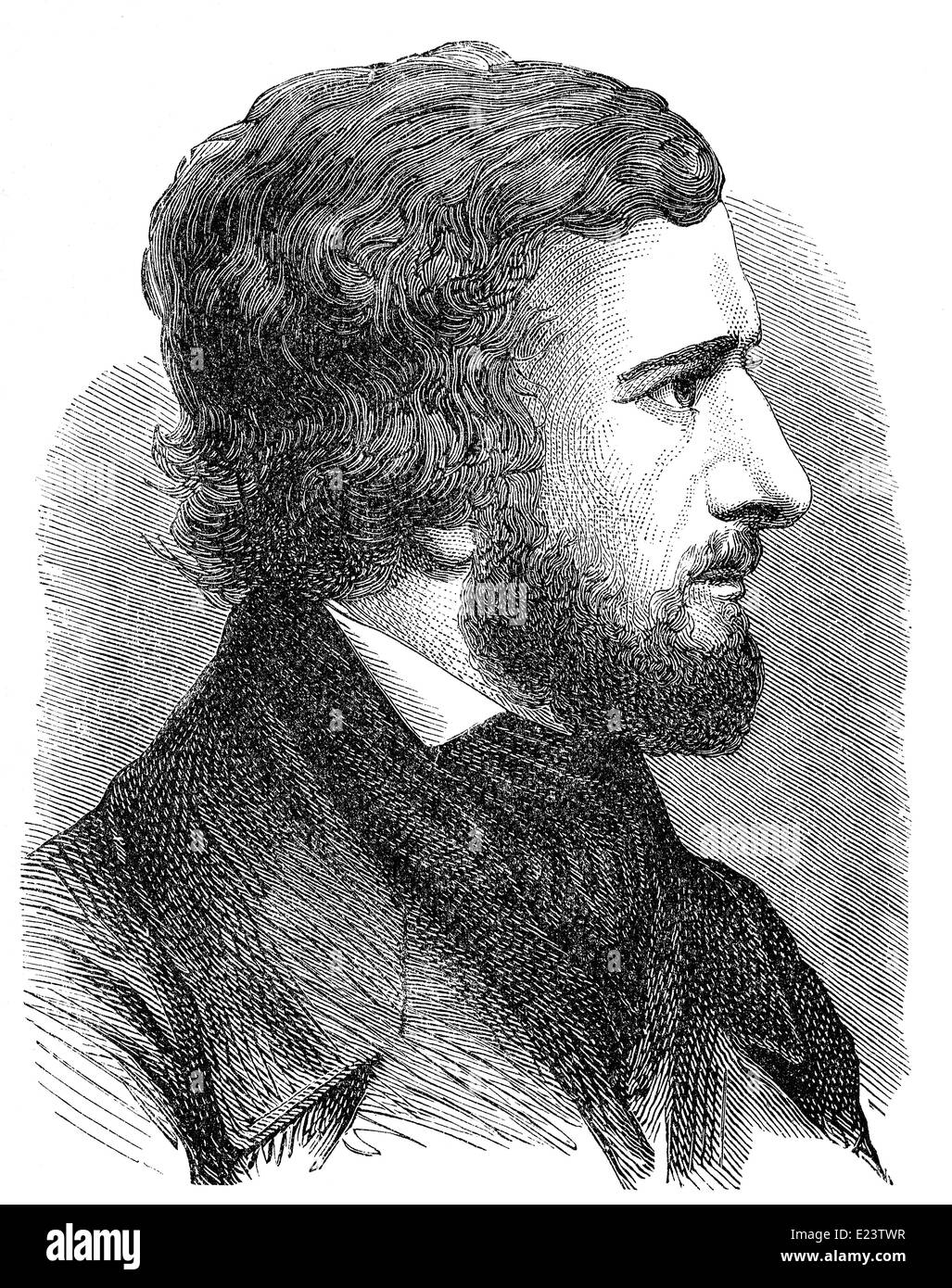 Armand Hippolyte Louis Fizeau, 1819 - 1896, un fisico francese Foto Stock