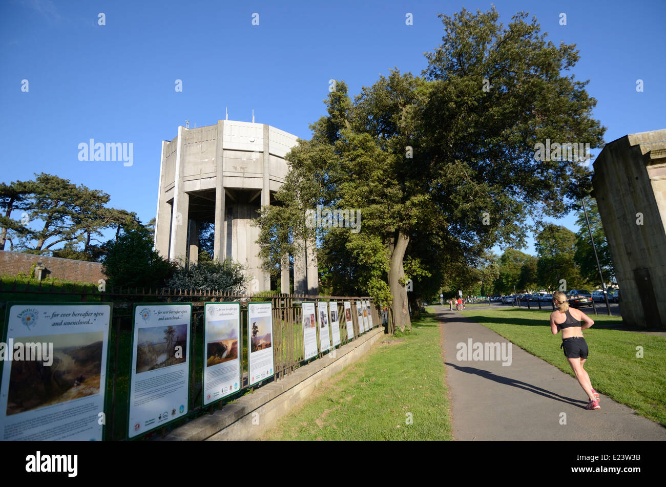 Water Tower Bristol Downs, Clifton Bristol Foto Stock