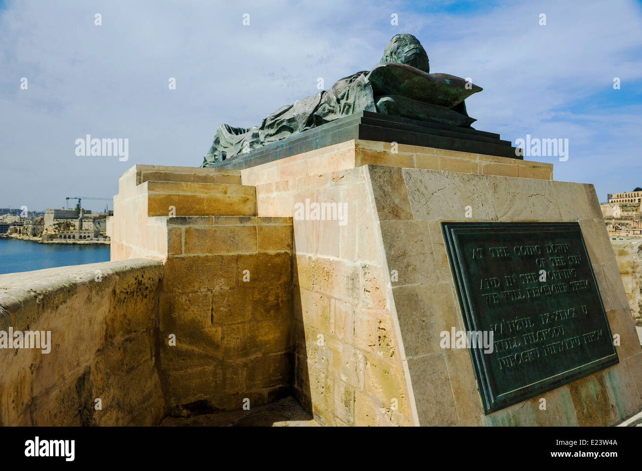 Monumento a guerra mondiale due marinai. Foto Stock
