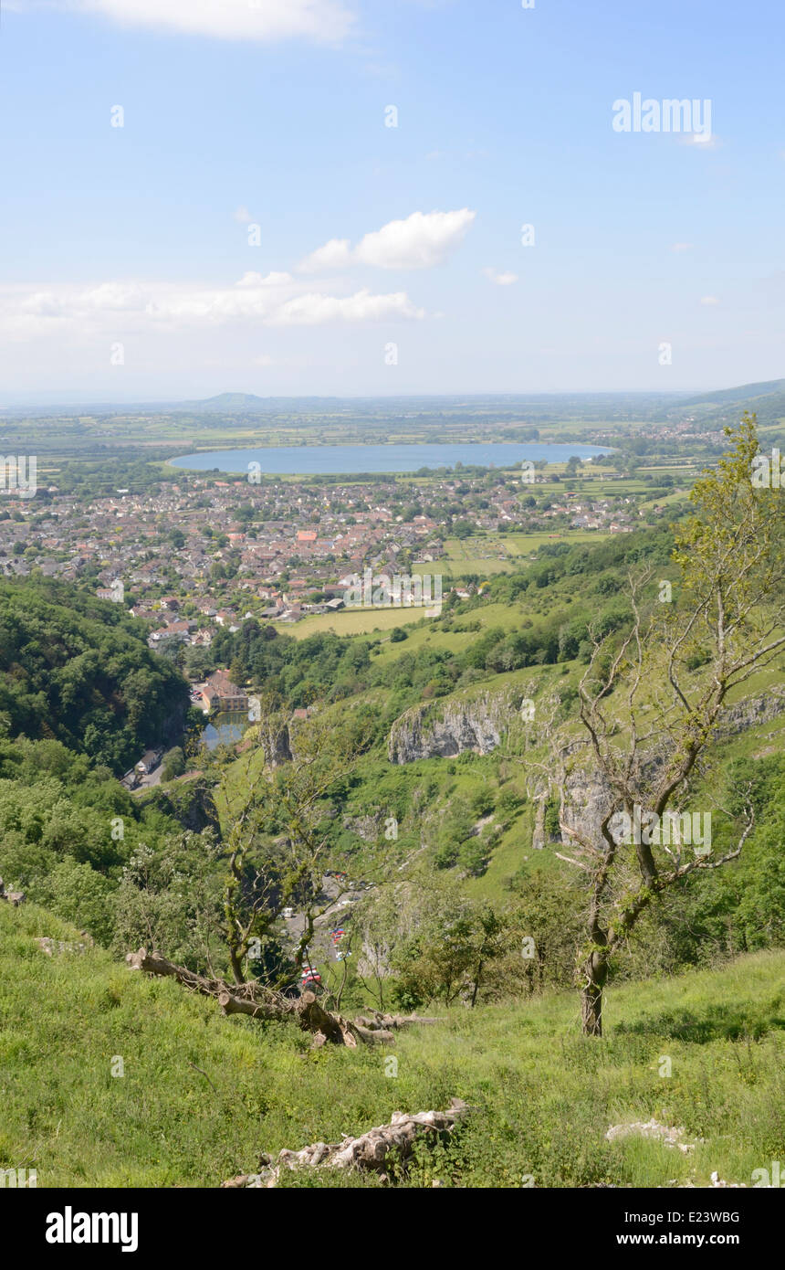 Cheddar Gorge ritratto del serbatoio Foto Stock