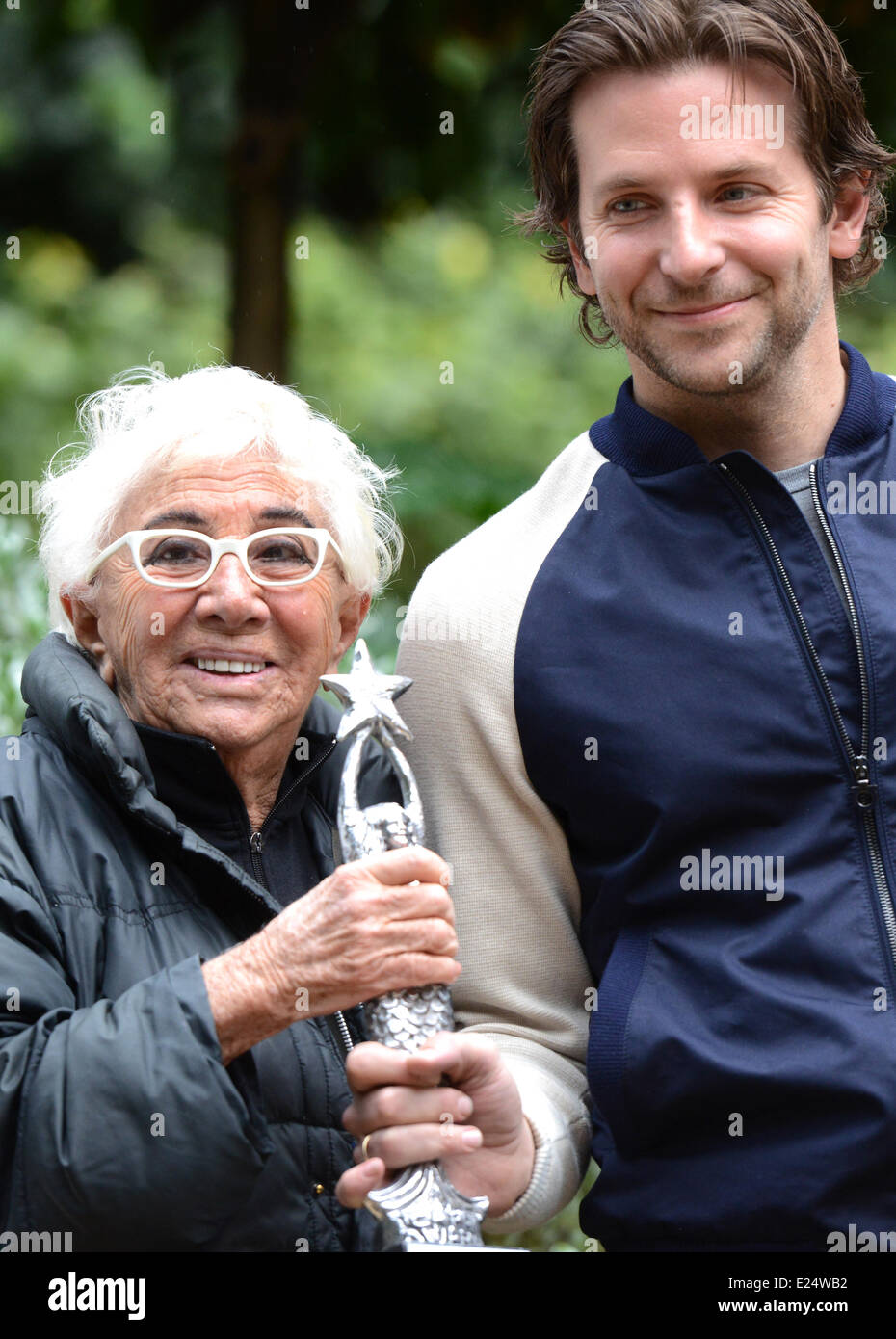 Bradley Cooper al 'Silver fodere Playbook' photocall tenutosi presso l'Hotel de Russie a Roma con: Bradley Cooper dove: Roma, Italia Quando: 21 Gen 2013 Foto Stock