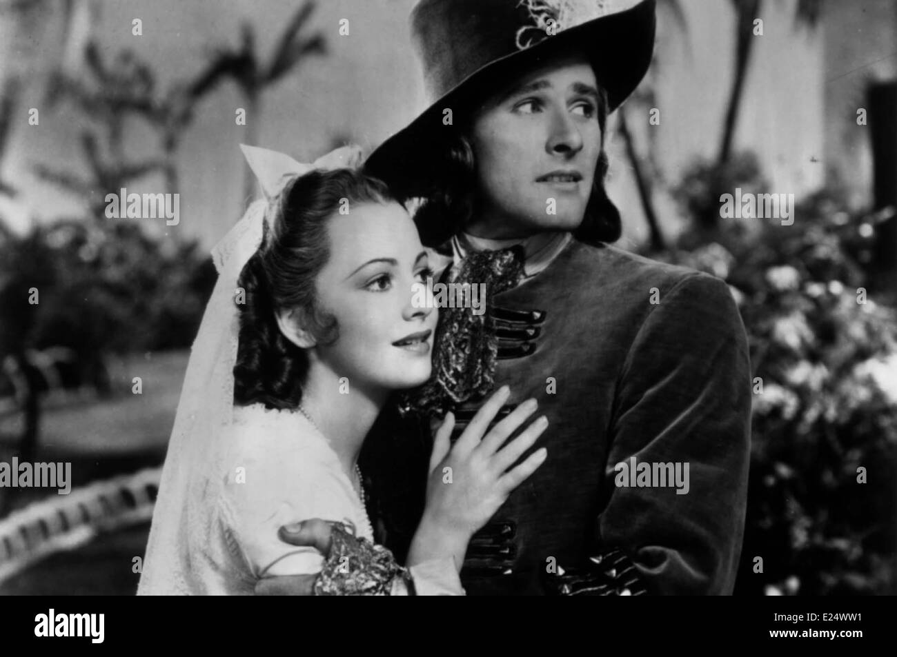 Errol Flynn e Olivia de Havilland in ''capitano sangue " (1935). Diretto da Michael Curtiz con: Errol Flynn,Olivia de Havilland dove: Etats-Unis quando: 30 Gen 2013 Foto Stock