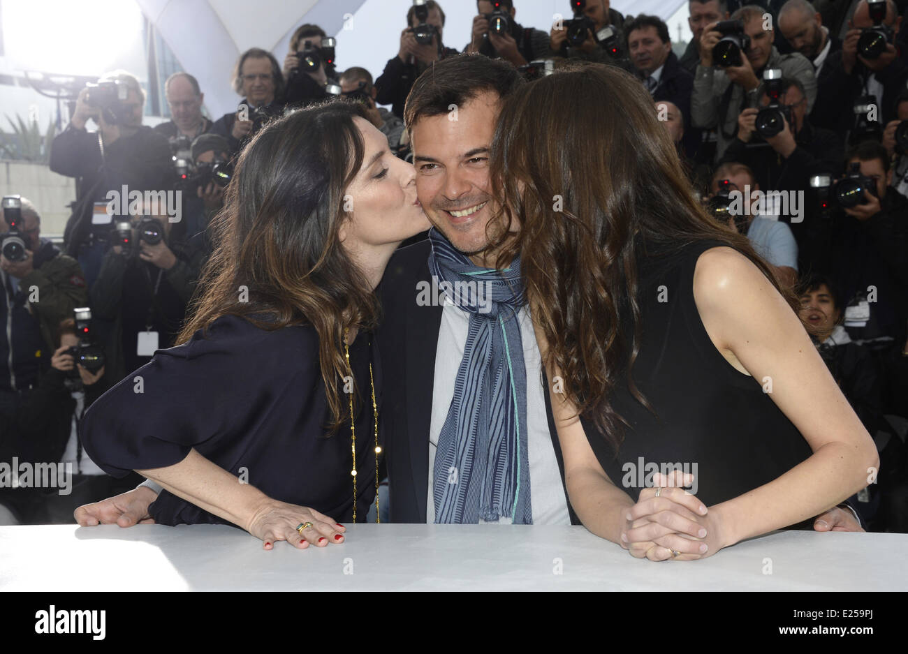 66Cannes Film Festival - "Jeune et Jolie" - Photocall con: Marine Vatch,Francois ozono,Geraldine Pailhas dove: Cannes, Francia Quando: 16 Maggio 2013 Foto Stock