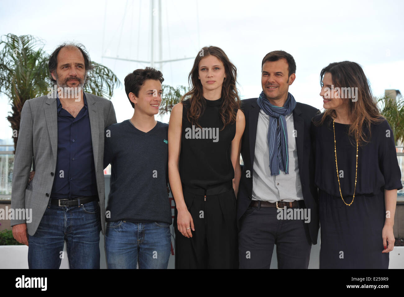 66Cannes Film Festival - "Jeune et Jolie" - Photocall con: Marine Vatch,Francois ozono,Geraldine Pailhas,Frederic Pierrot dove: Cannes, Francia Quando: 16 Maggio 2013 Foto Stock