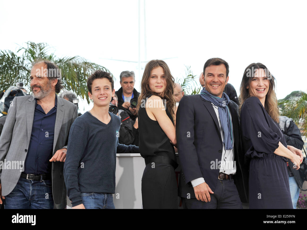 66Cannes Film Festival - "Jeune et Jolie" - Photocall con: Marine Vatch,Francois ozono,Geraldine Pailhas,Frederic Pierrot dove: Cannes, Francia Quando: 16 Maggio 2013 Foto Stock