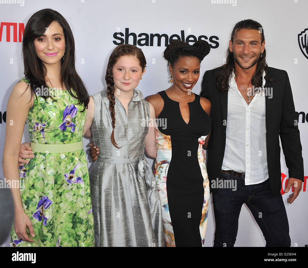 La Showtime screening e le discussioni del pannello di 'Shameless" tenutasi presso la Leonard Goldenson Theatre - arrivi con: Emmy Rossum,SHANOLA HAMPTON,ZACH MCGOWAN,EMMA KENNEY dove: a nord di Hollywood, California, Stati Uniti quando: 04 Giu 2013 Foto Stock