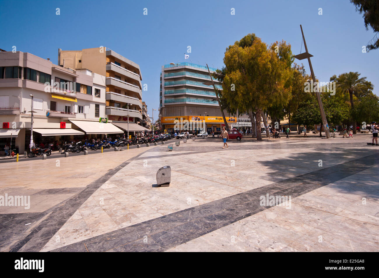 Piazza della Libertà Heraklion Creta Plateia Eleftherias Iraklio di Creta Foto Stock